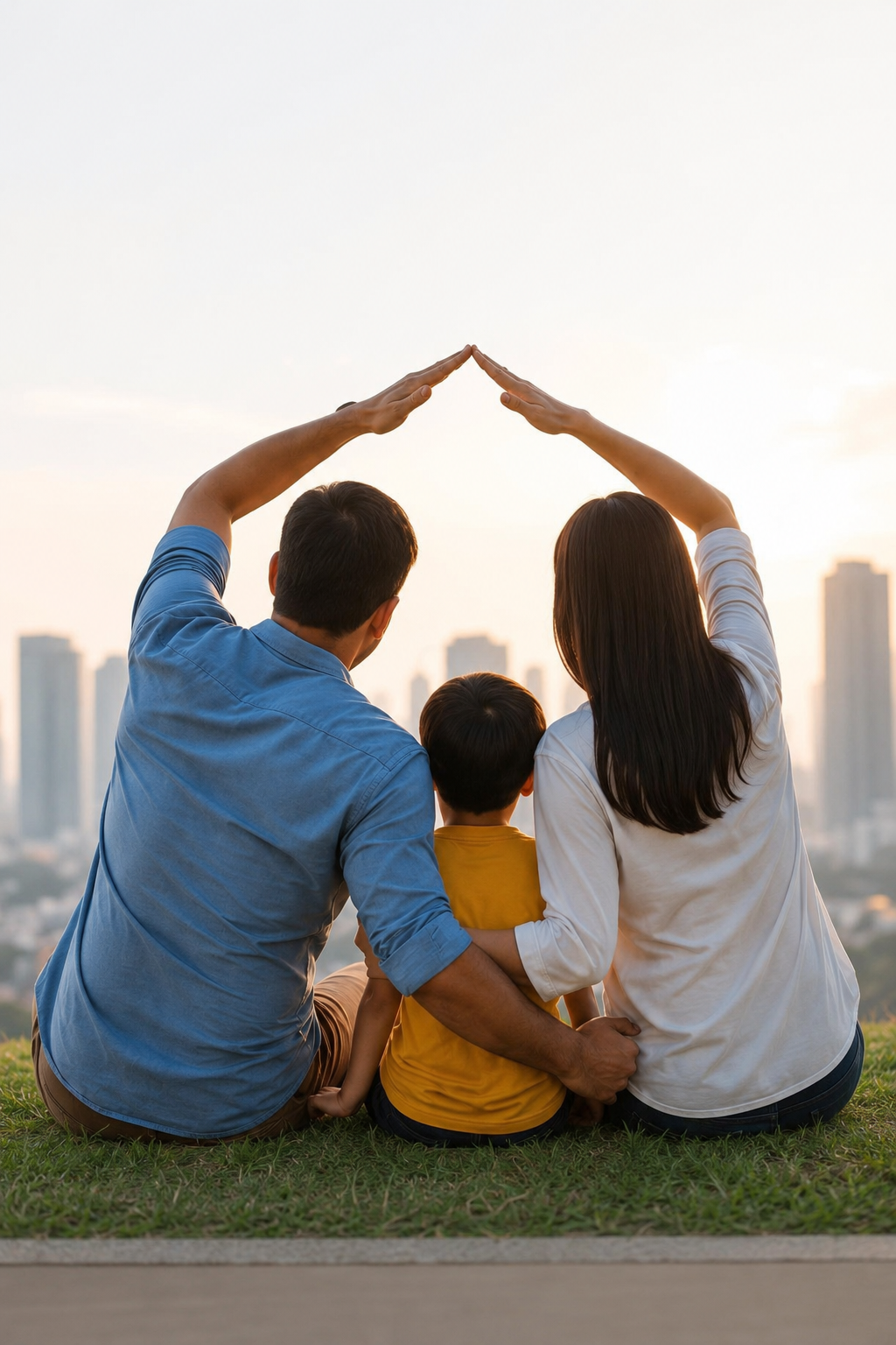Happy family protected by G & P Quantum insurance and investments